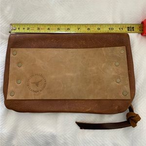 Handmade Coastal Hillbilly Leather Fold Clutch